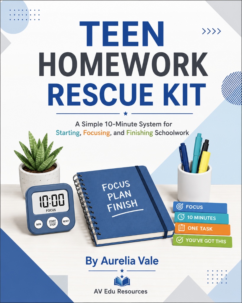 Teen Homework Rescue Kit Cover